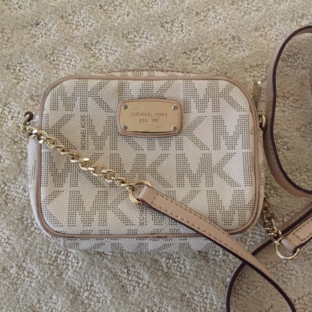 Michael Kors Small Crossbody - Vanilla